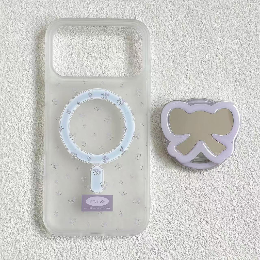 Floral & Bow-Mirror MagSafe Phone Case