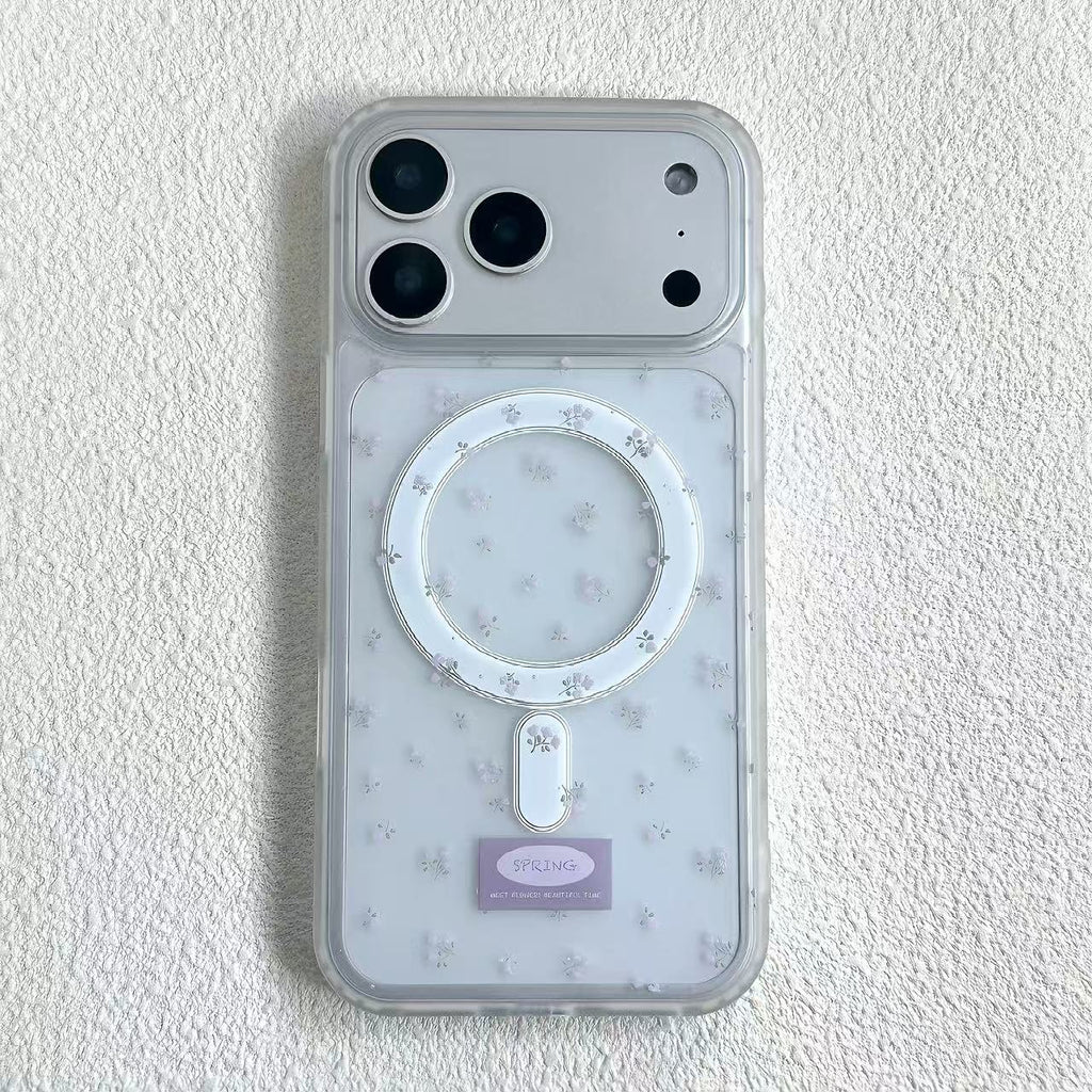 Floral & Bow-Mirror MagSafe Phone Case
