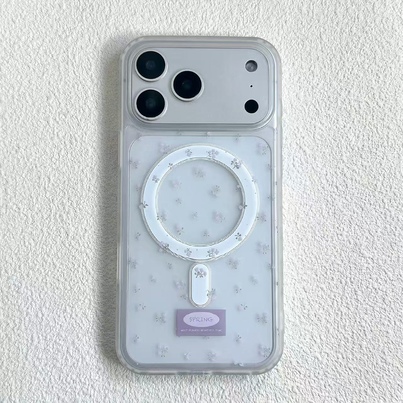 Floral & Bow-Mirror MagSafe Phone Case