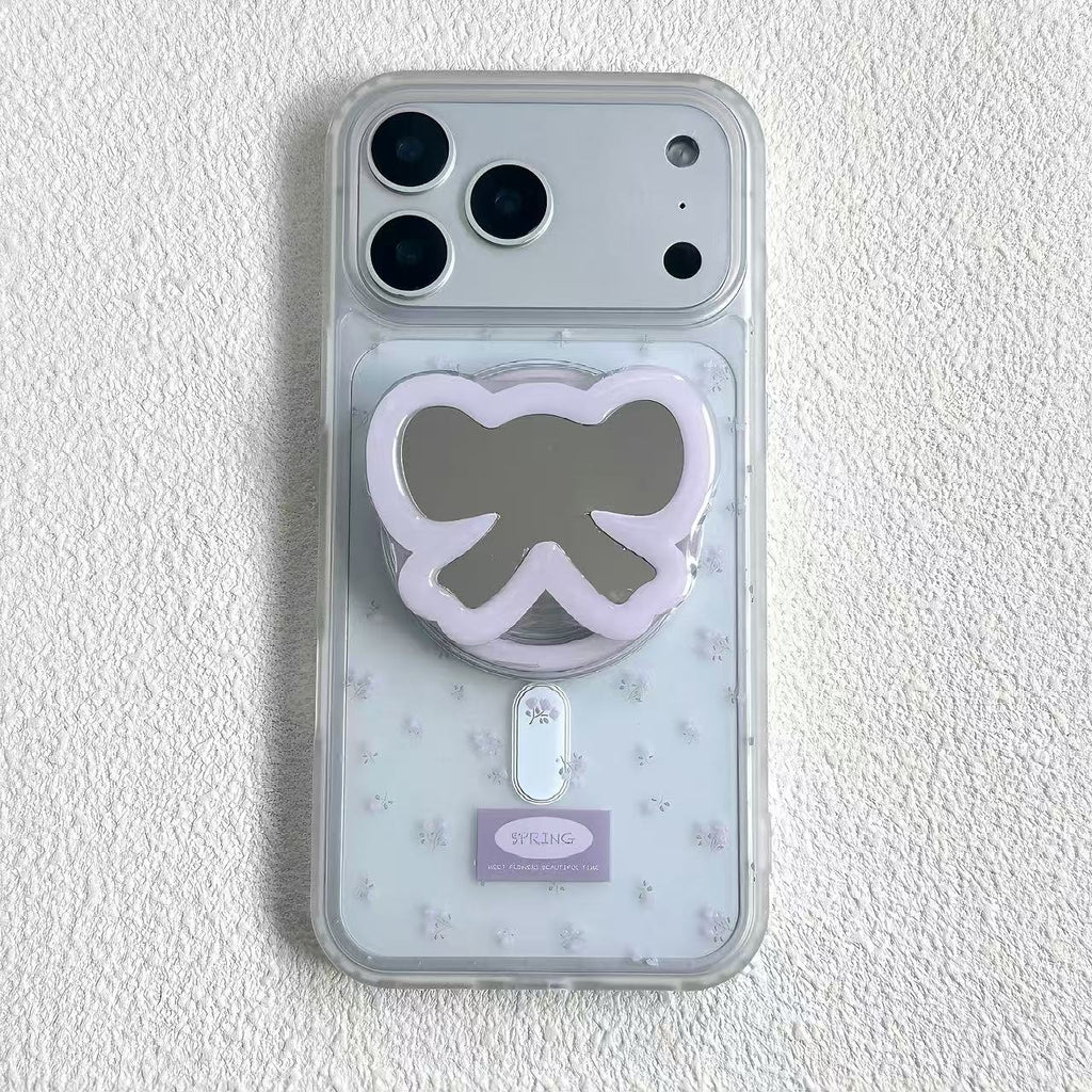 Floral & Bow-Mirror MagSafe Phone Case