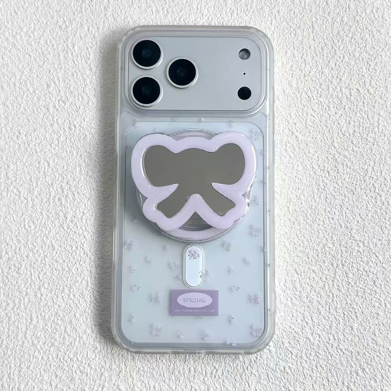 Floral & Bow-Mirror MagSafe Phone Case
